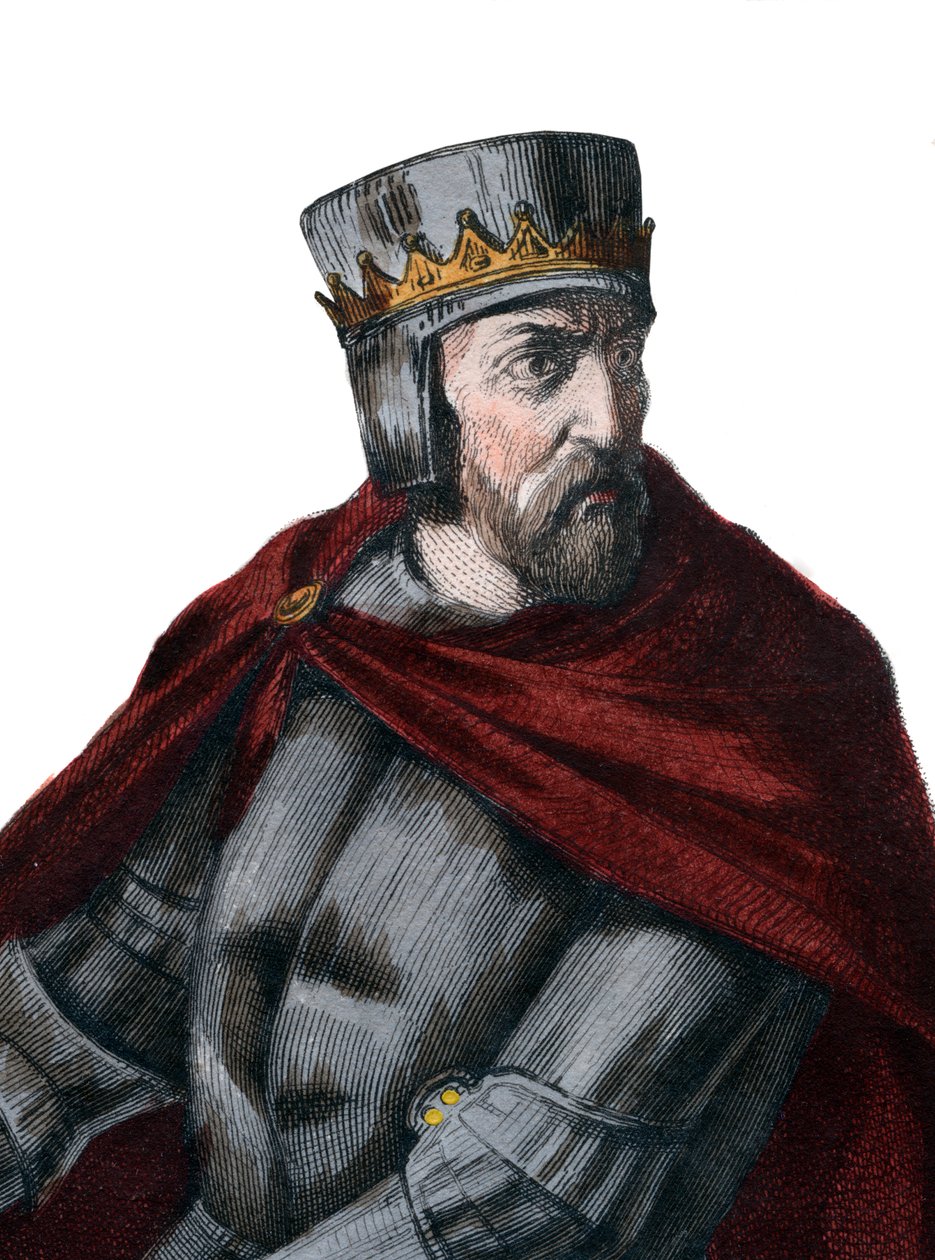 Portrait of Simon IV de Montfort, 5th Earl of Leicester (1150-1218), French nobleman by French School