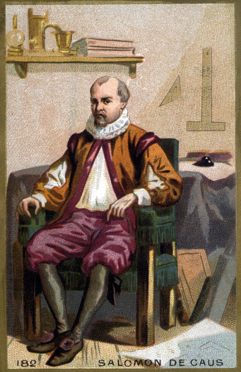 Portrait of Solomon de Caus by French School