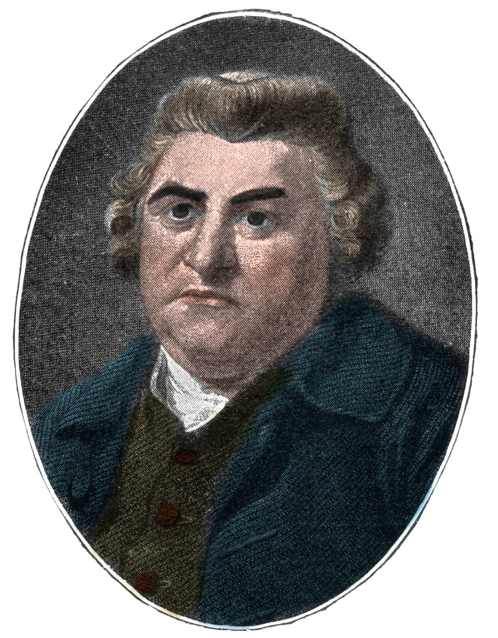 Portrait of Thomas Warton (1728-1790) English literary historian, critic, and poet. 19th century by French School