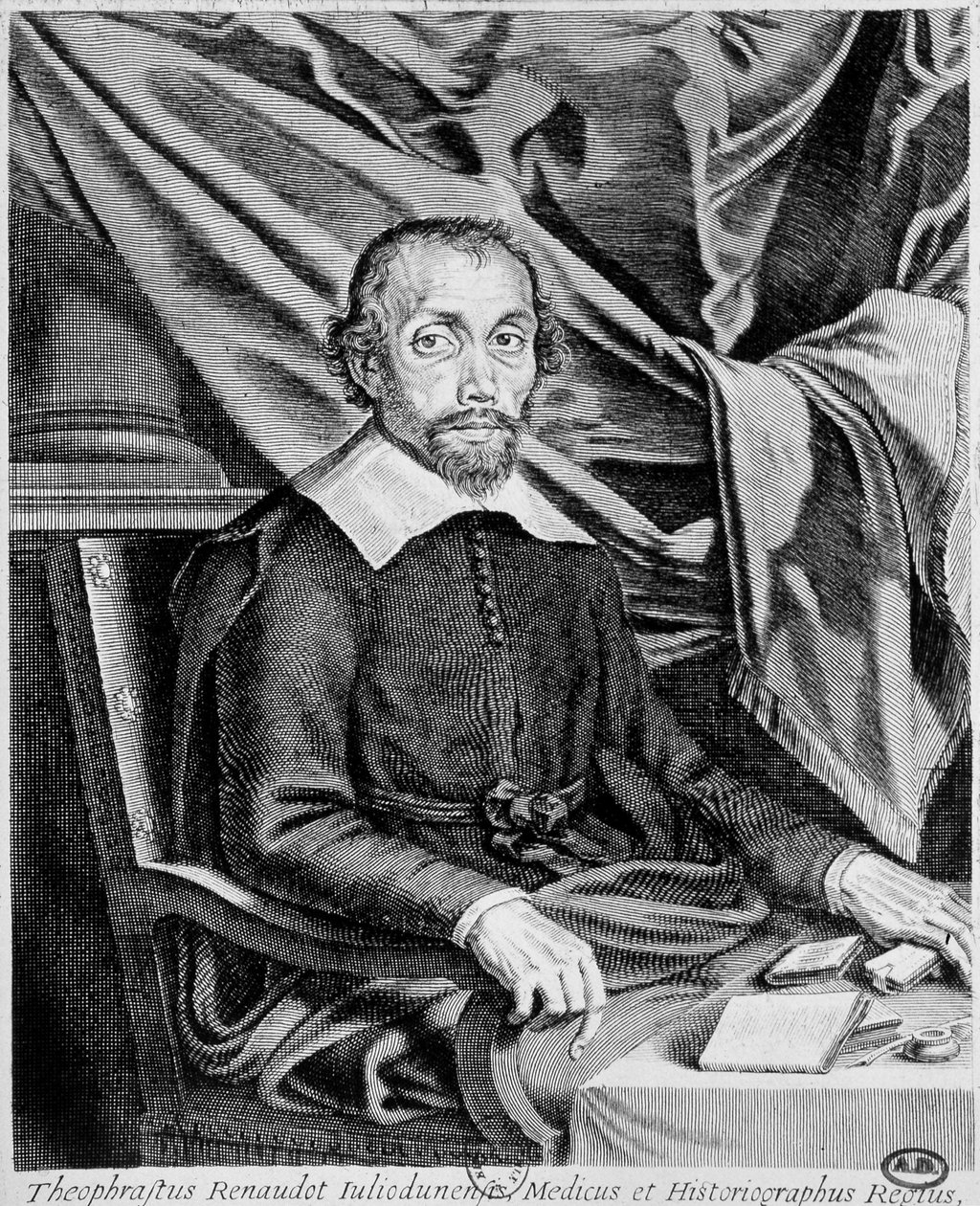 Portrait of Théophraste Renaudot by French School