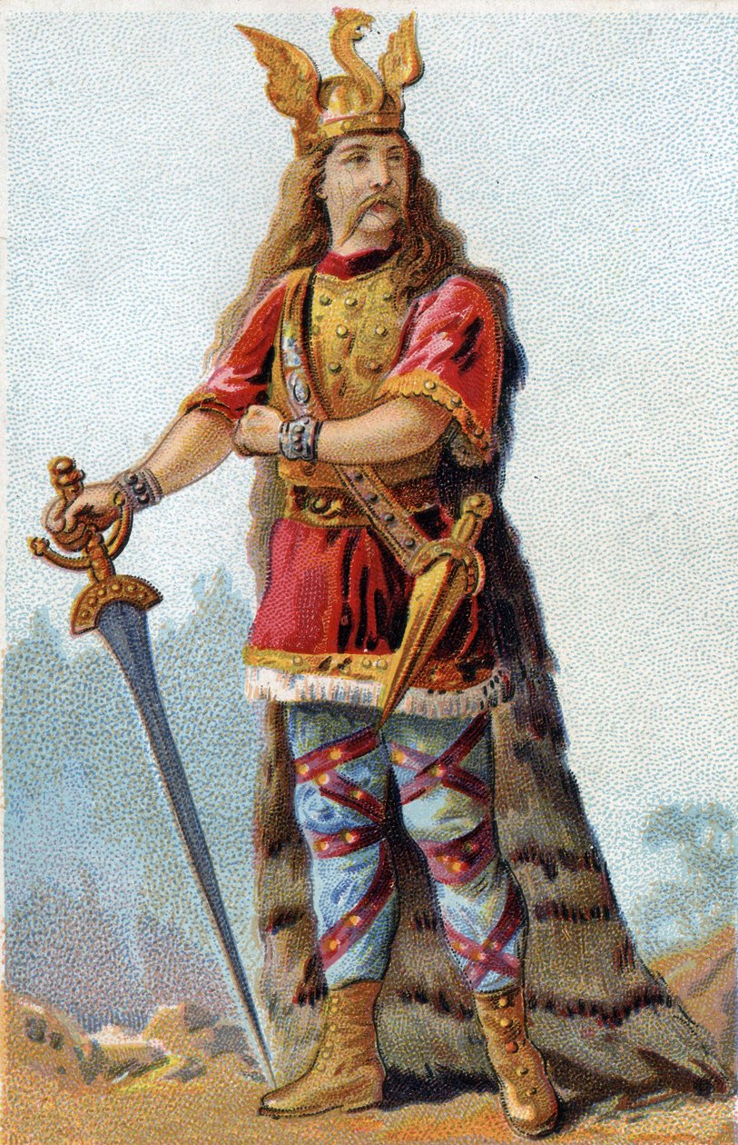 Portrait of Vercingetorix (72-46 BC), King of the Gauls by French School