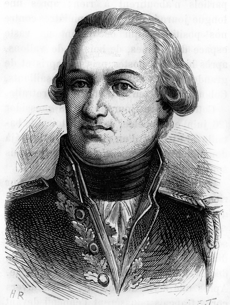 Portrait of Villaret-Joyeuse (Count of Villaret de Joyeuse), French Admiral (1750 - 1812) - in 