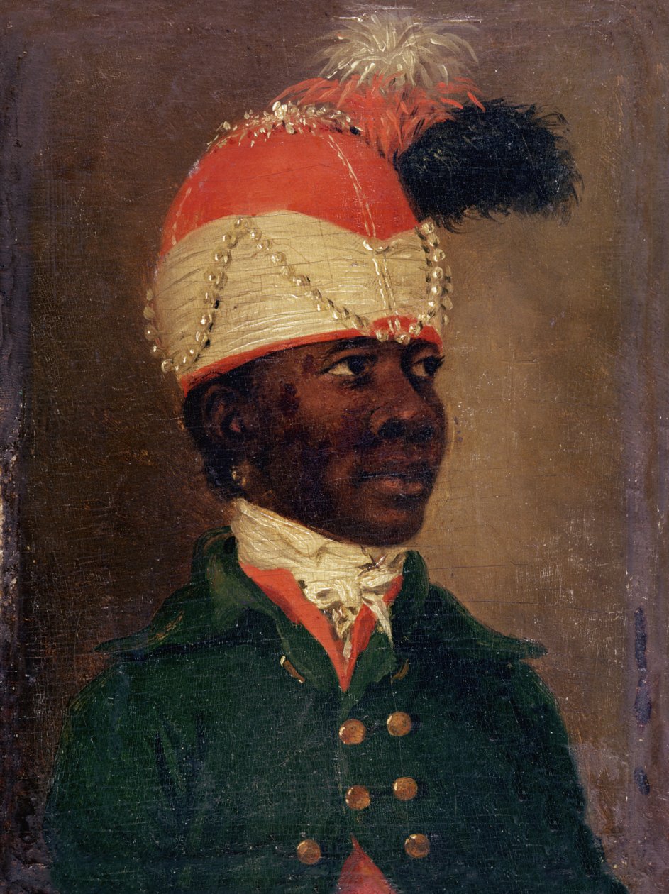 Portrait of Zamor by French School