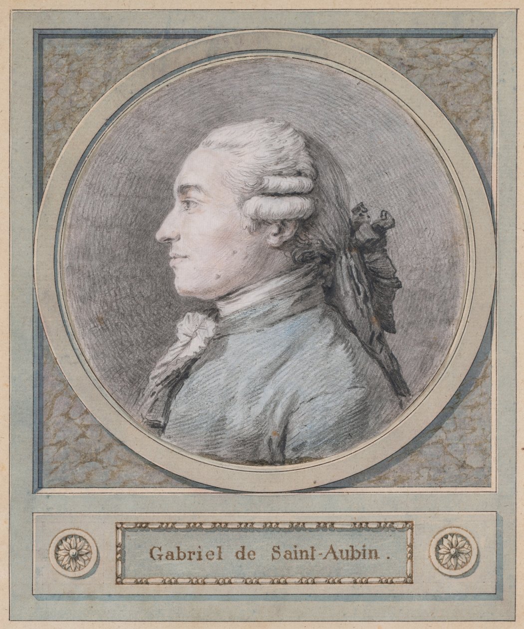 Portrait of a Man, said to be the Sculptor Clodion, late 18th century by French School