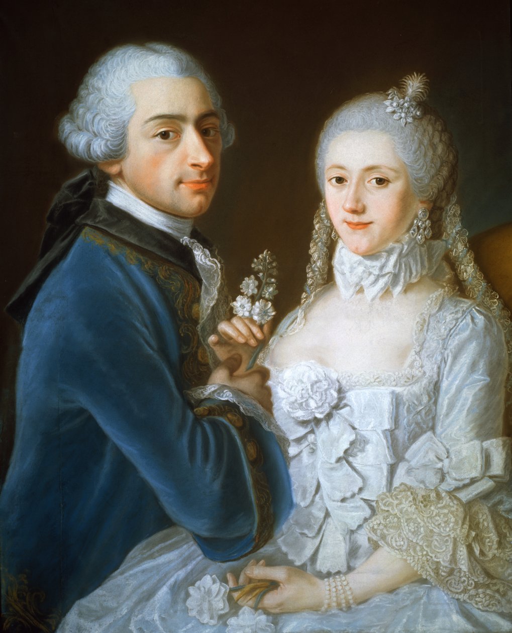 Portrait of a Married Couple, 1752 by French School