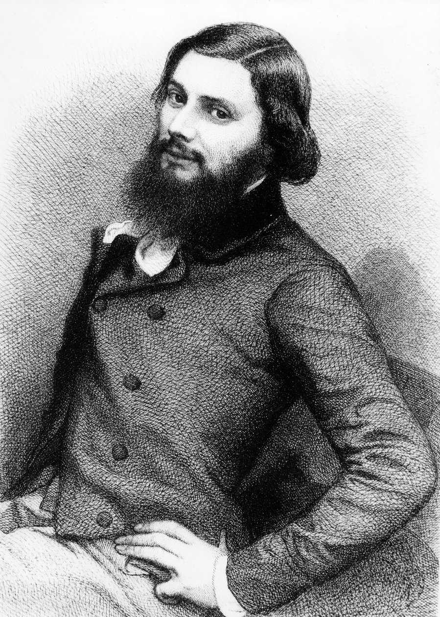 Portrait of a Young Gustave Courbet, c.1840s by French School