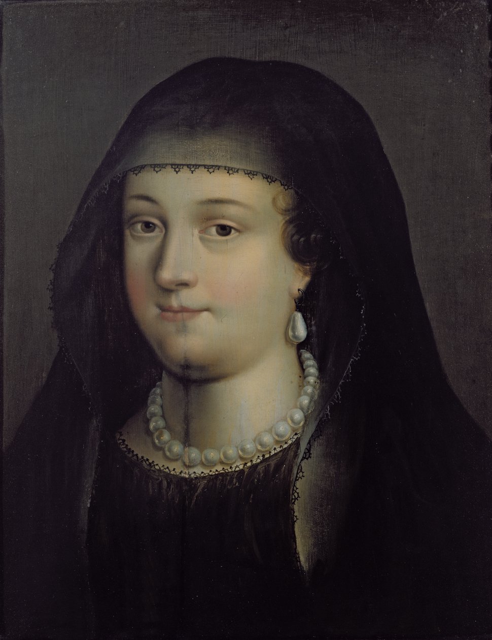 Portrait of a Girl, Presumed to be Mary Queen of Scots (1542-87) by French School