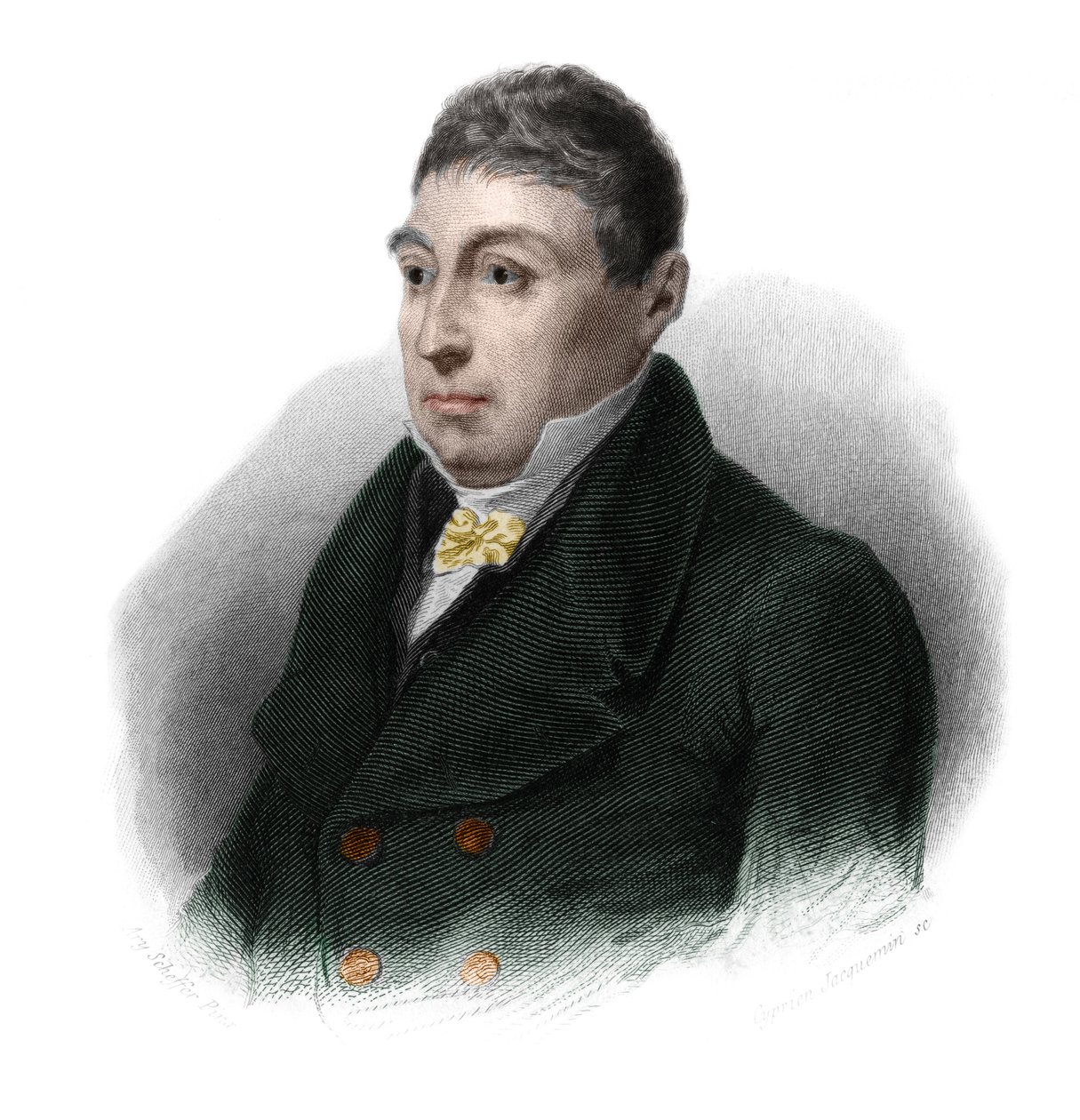 Portrait of general La Fayette (Marie Gilbert Mottier, Marquis de Lafayette) (1757-1834), French aristocrat, military officer and politician. in 