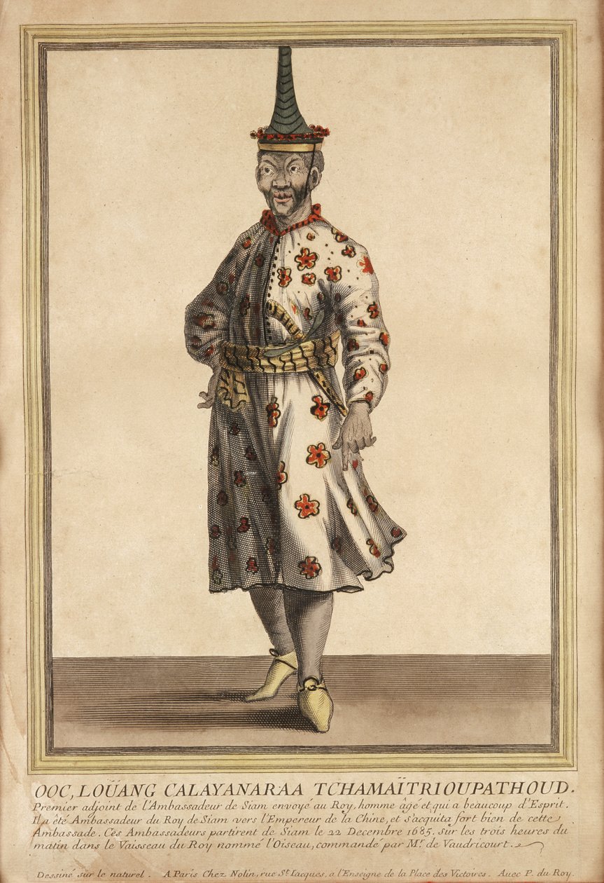 Portrait of one of the Siamese ambassadors to Louis XIV, 1685 by French School