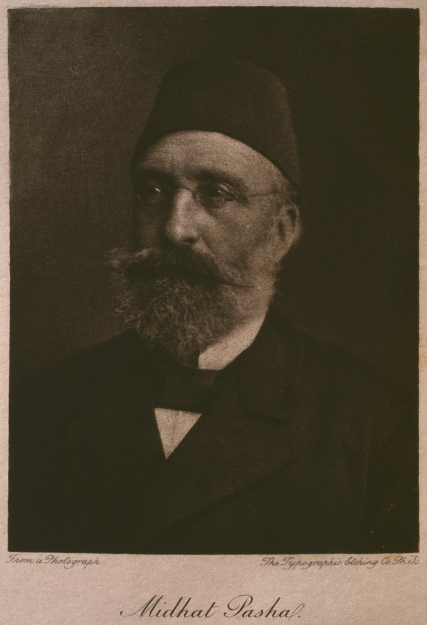 Portrait of the Khedive Tawfik, from LEgypte by Georg Moritz Ebers, 1881 by French School
