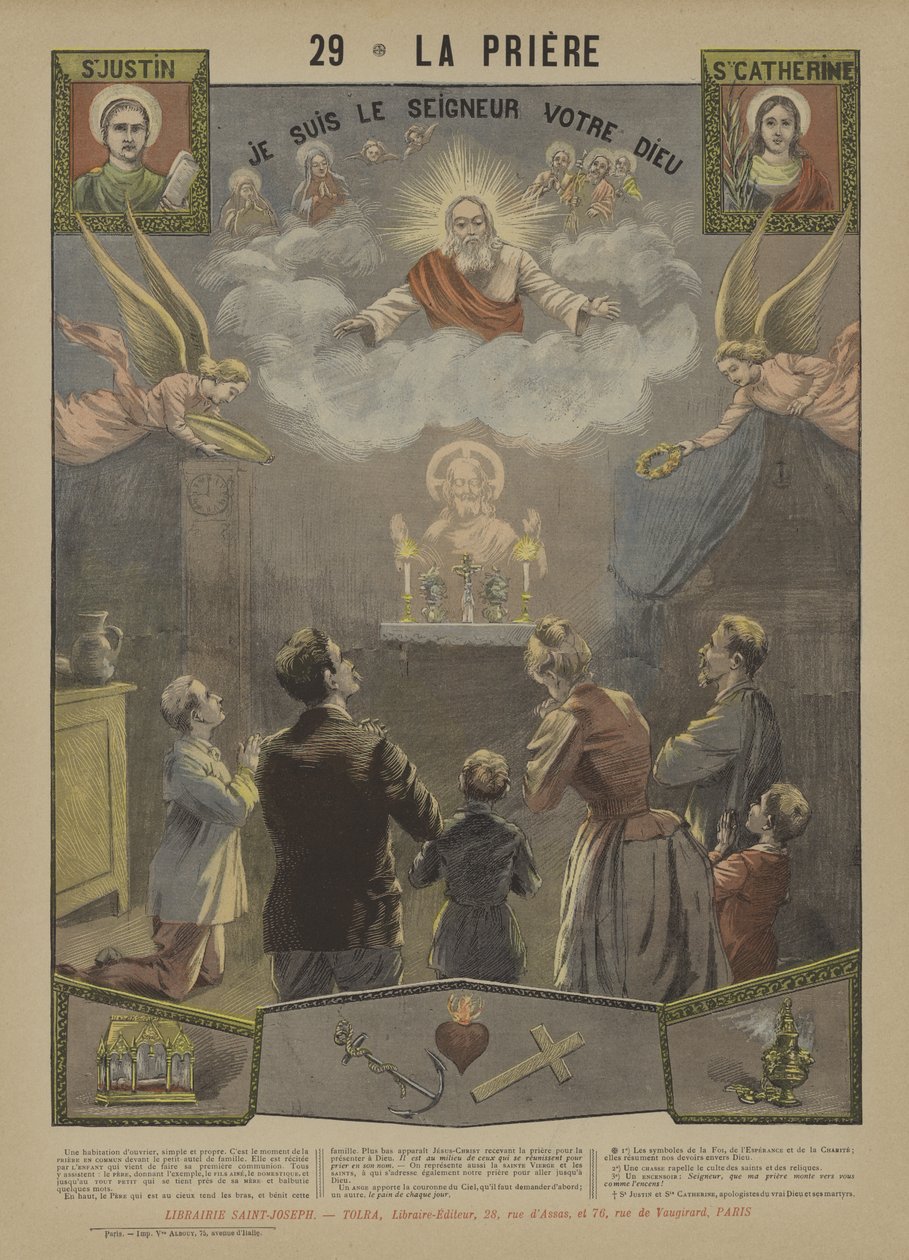 Prayer by French School
