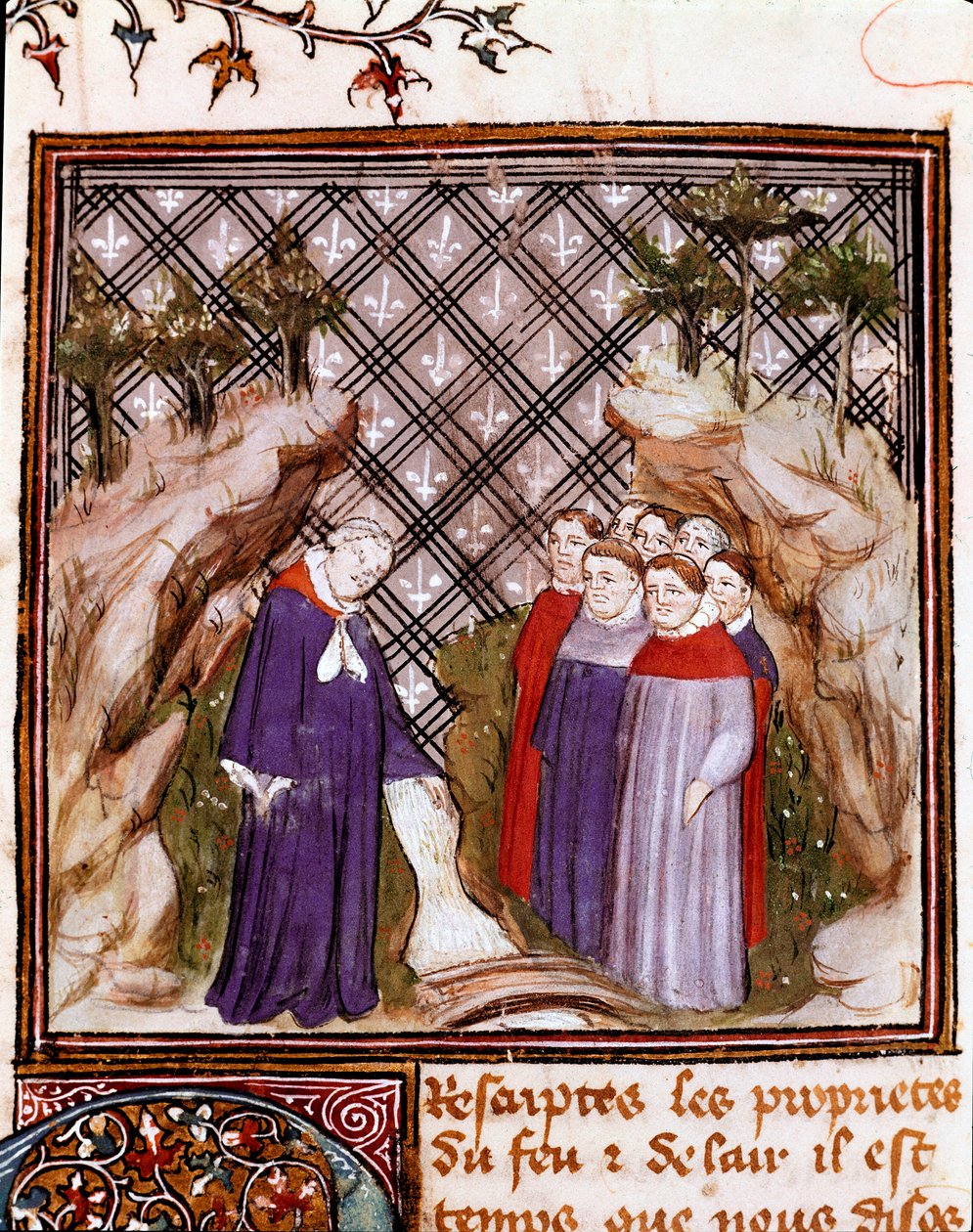 Properties of Springs and Rivers, Miniature Taken from 'Le Livre des ...