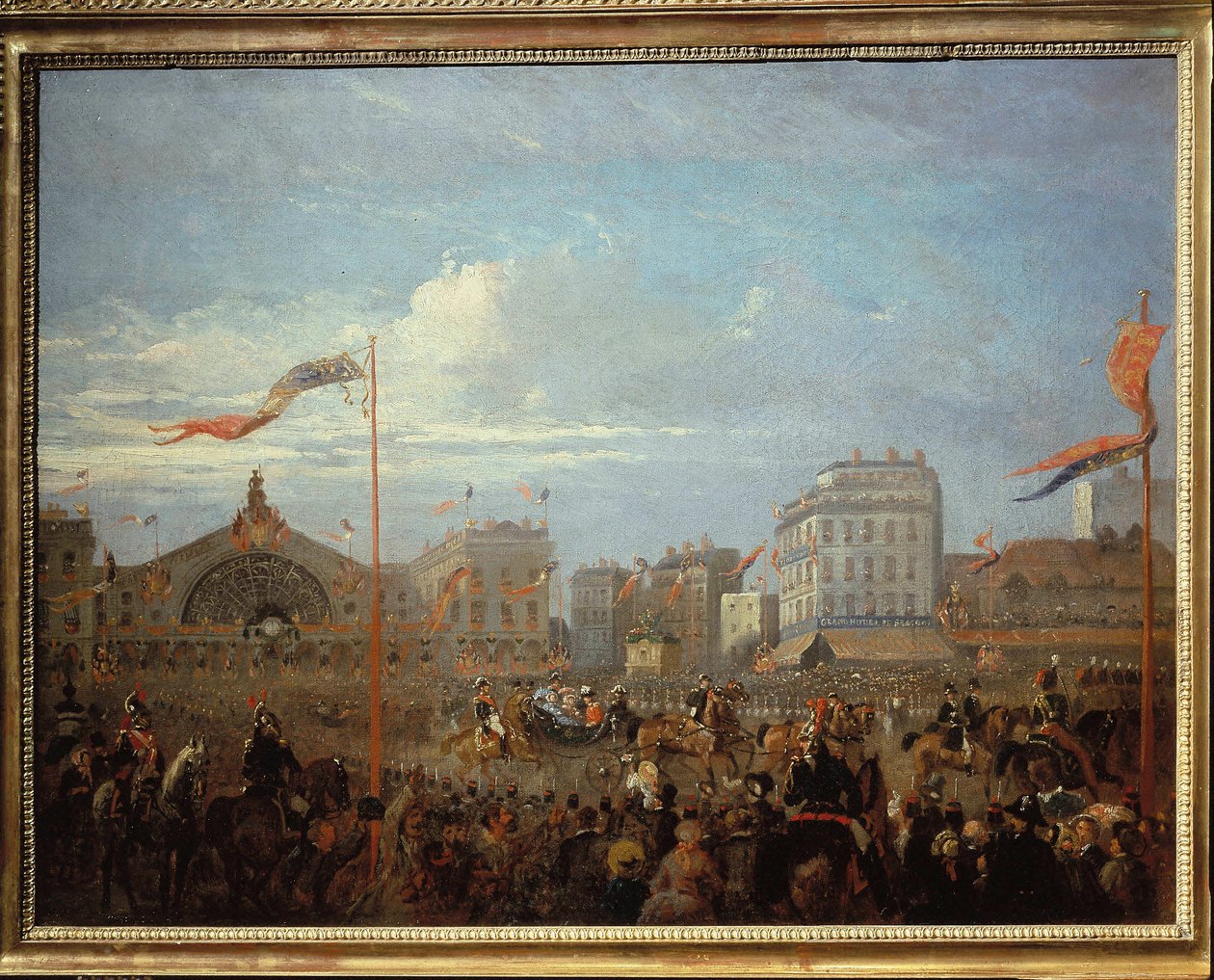 Queen Victoria Arriving at the Gare de l