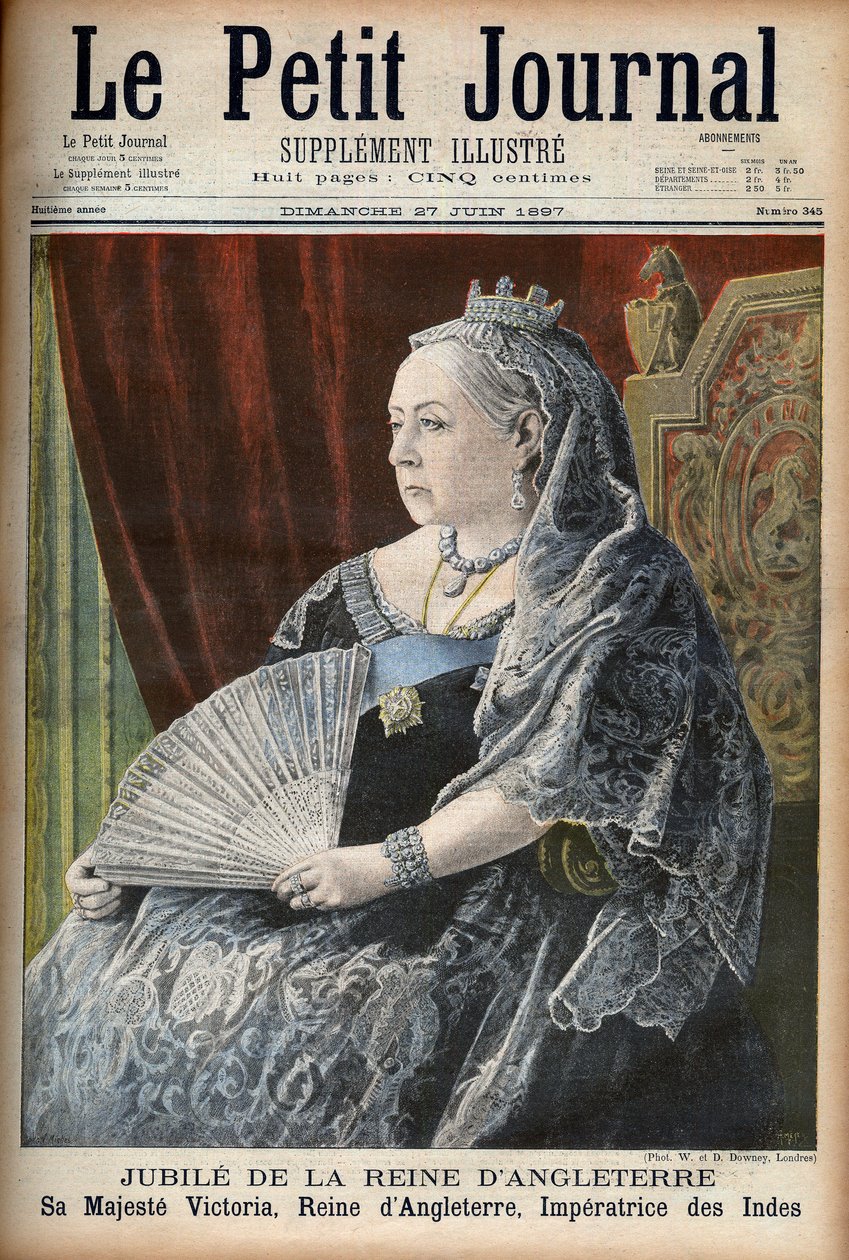 Queen Victoria Queen of England, on her Jubilee - front cover of 