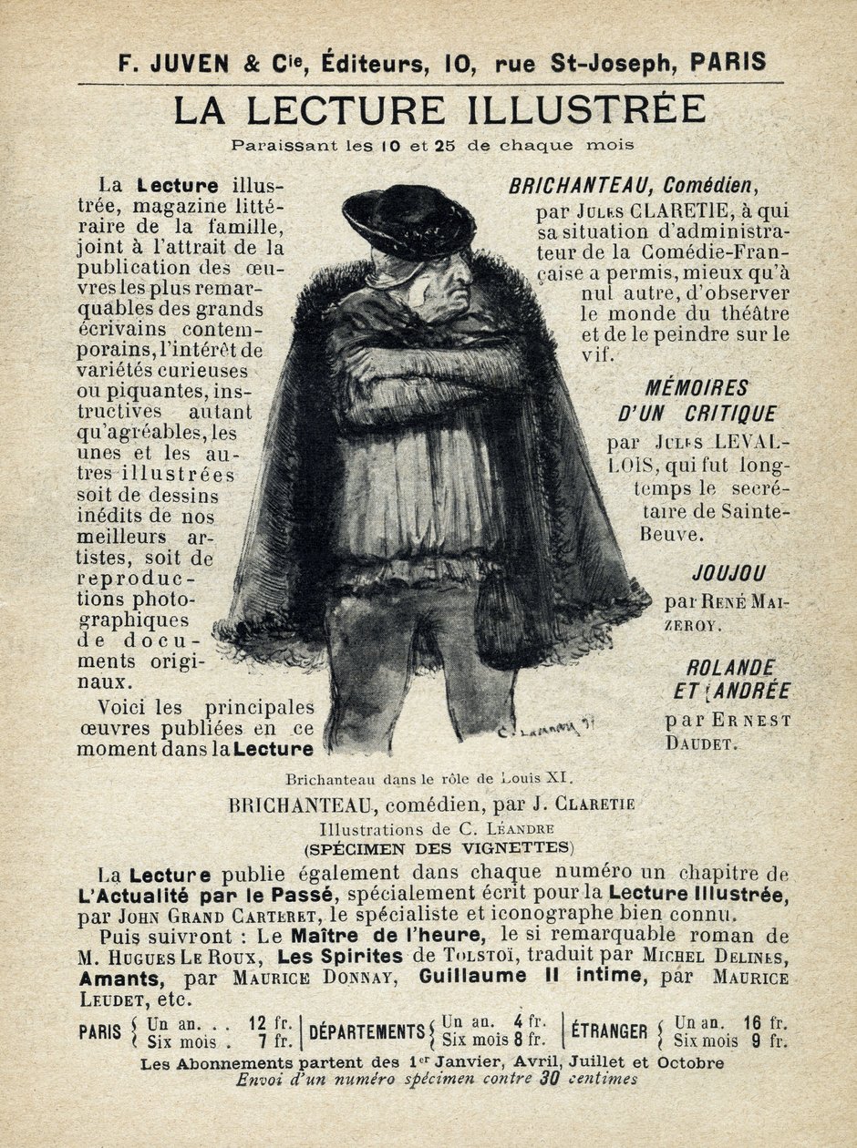 Reading illustrated. Publication in Tales de Pantruche et d