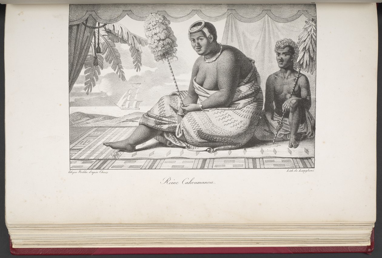 Reine Cahoumanou, Inhabitants of the Sandwich Islands, from 