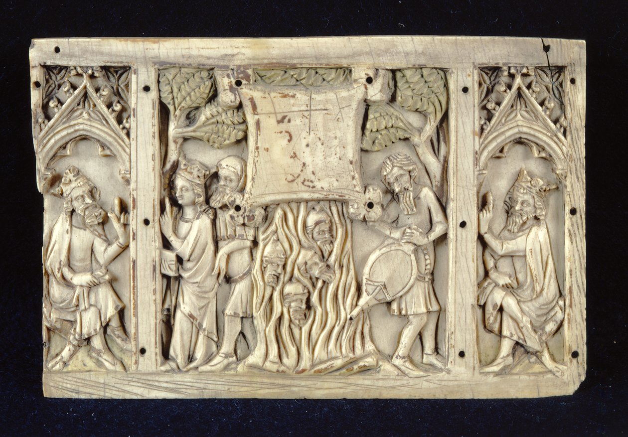 Relief depicting Scenes from the Life of St. Catherine of Alexandria by French School
