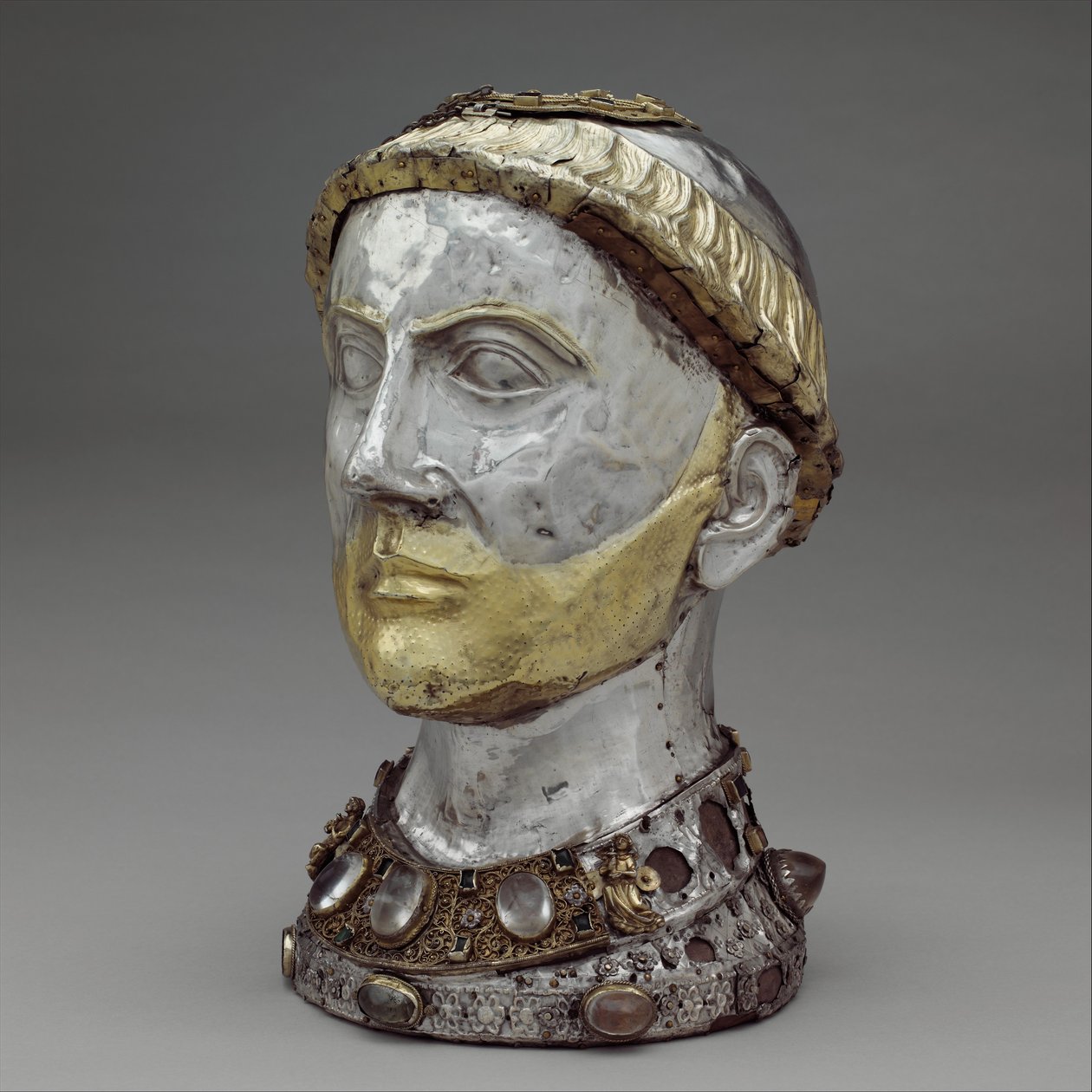 Reliquary Bust of Saint Yrieix, c.1220-40 by French School