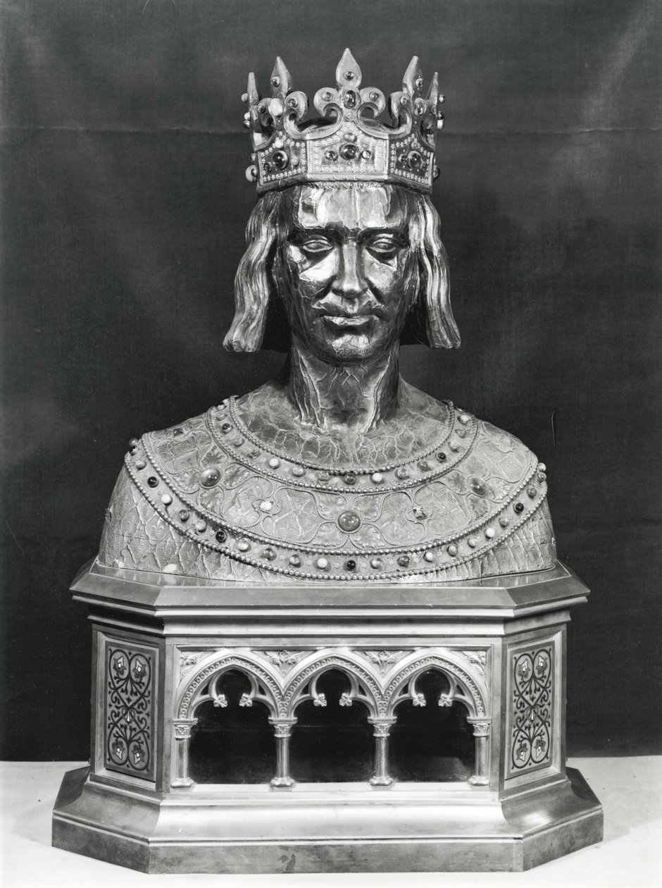 Reliquary bust of St. Louis by French School