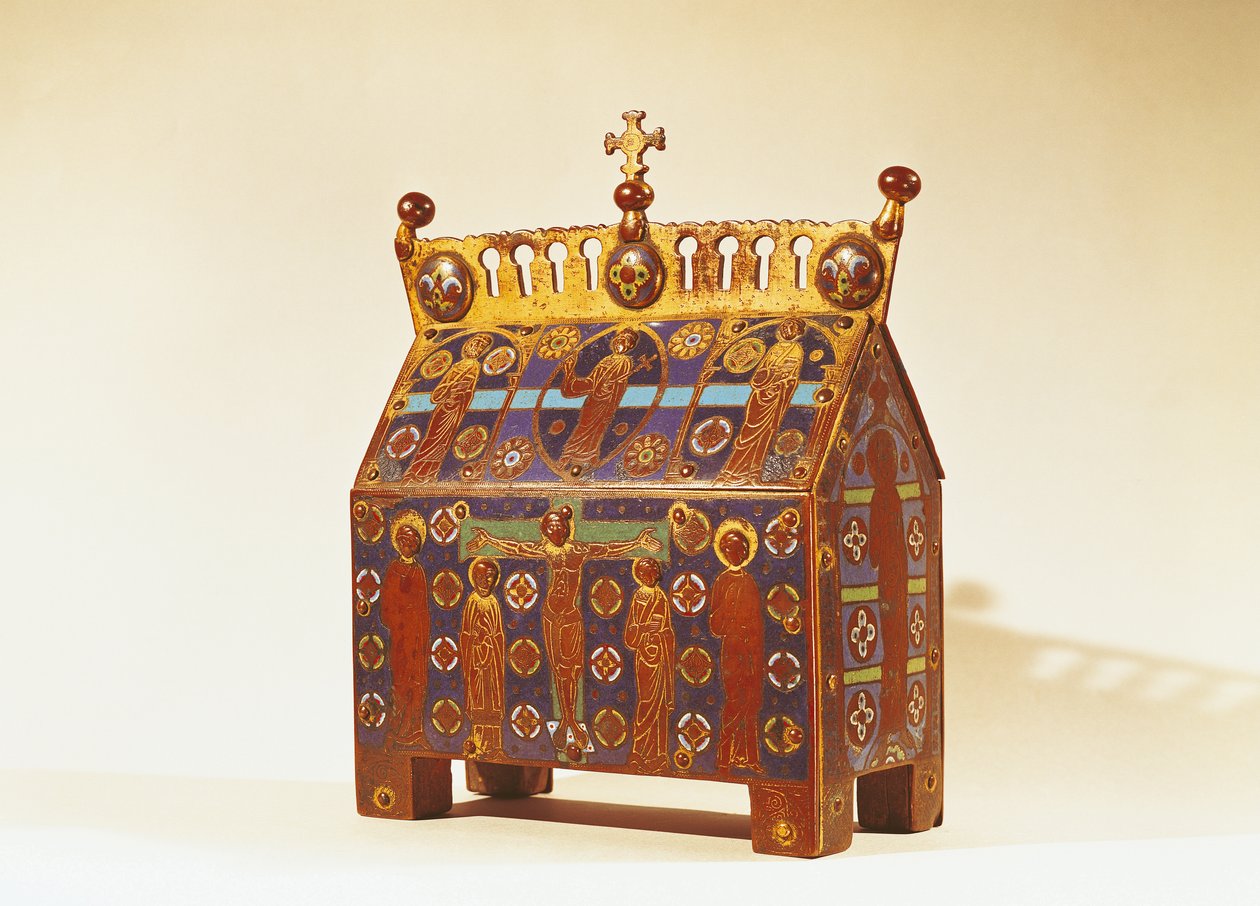 Reliquary chest, 12th-13th century by French School
