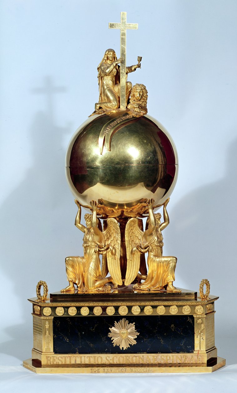 Reliquary of the Crown of Thorns, 26th October 1804 by French School