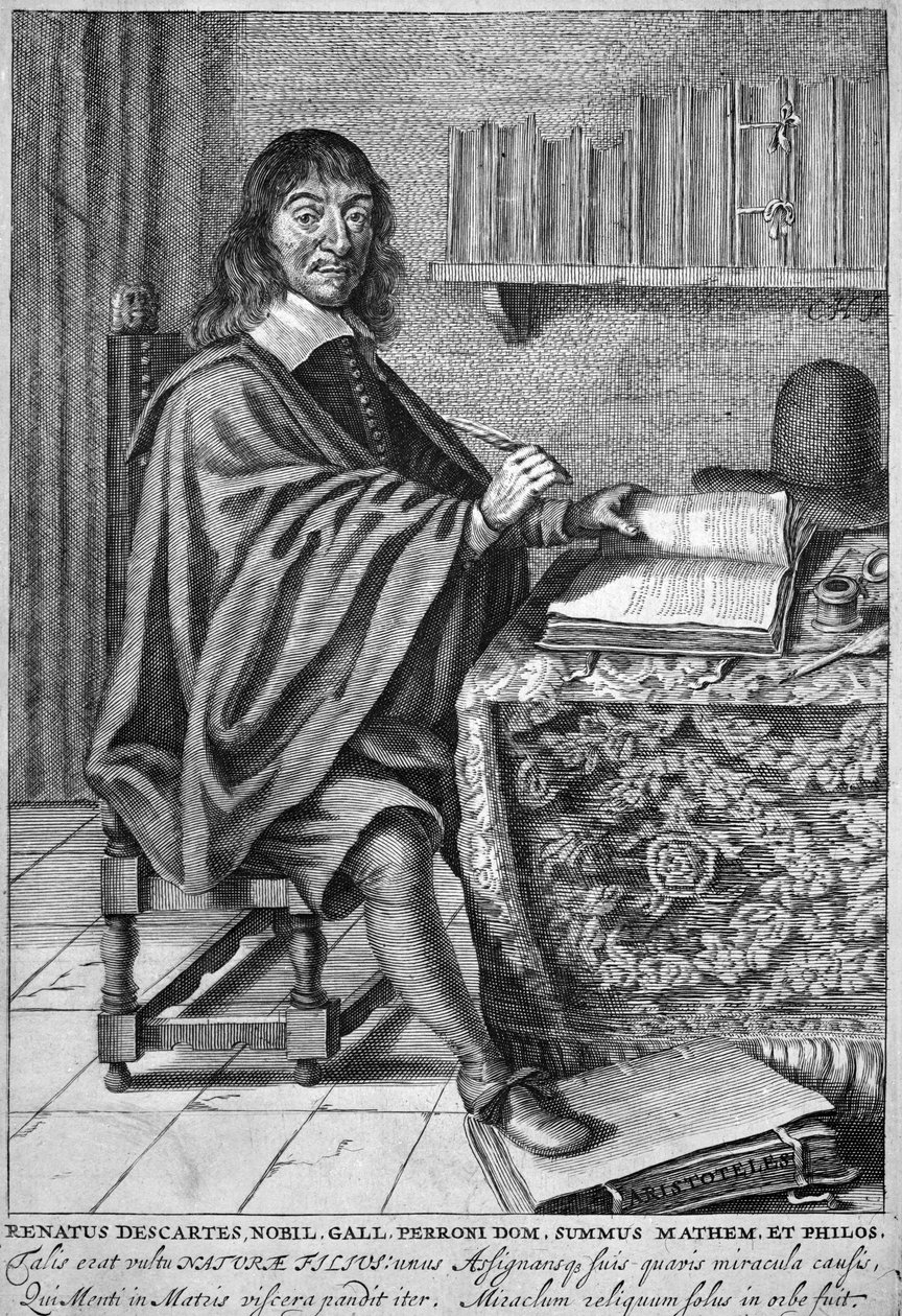 Rene Descartes by French School