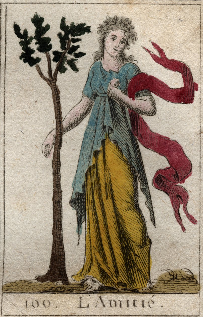 Representation of friendship. From 'Mythology of Youth' by Pierre ...