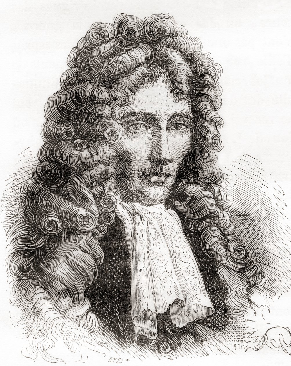 Robert William Boyle, Anglo-Irish Natural Philosopher, Chemist, Physicist and Inventor, from Les Merveilles de la Science, pub.1870 by French School