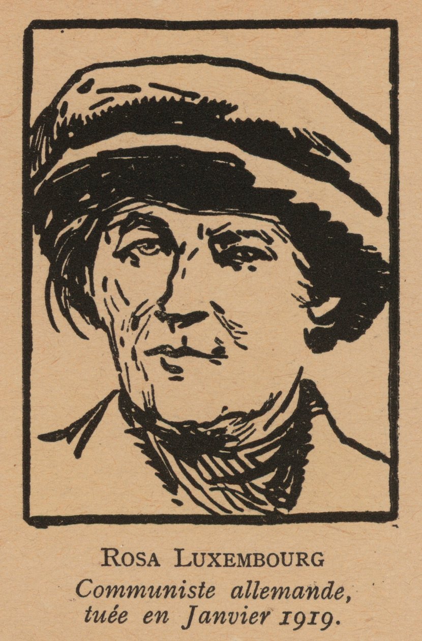 Rosa Luxemburg, German Communist Revolutionary Murdered by the Freikorps After the Spartacist Uprising of January 1919 by French School