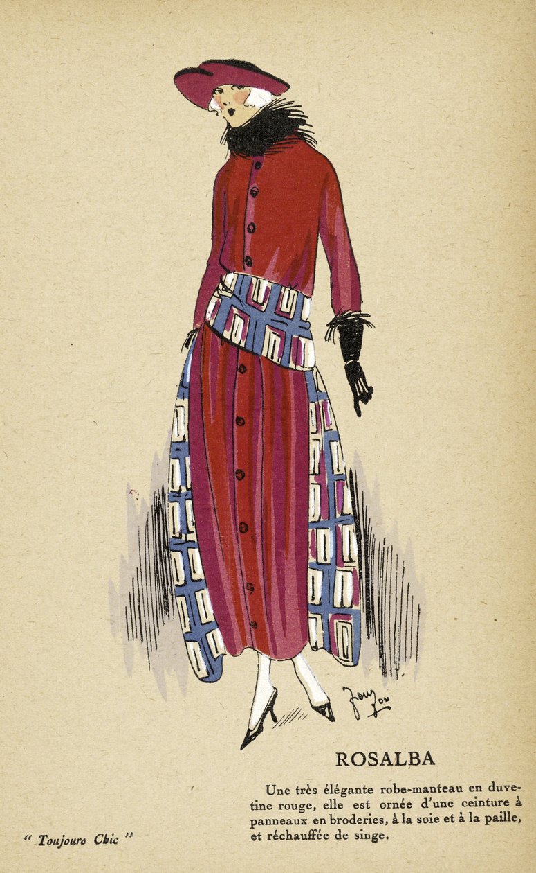 Rosalba, from Toujours Chic, published 1921-22 by French School