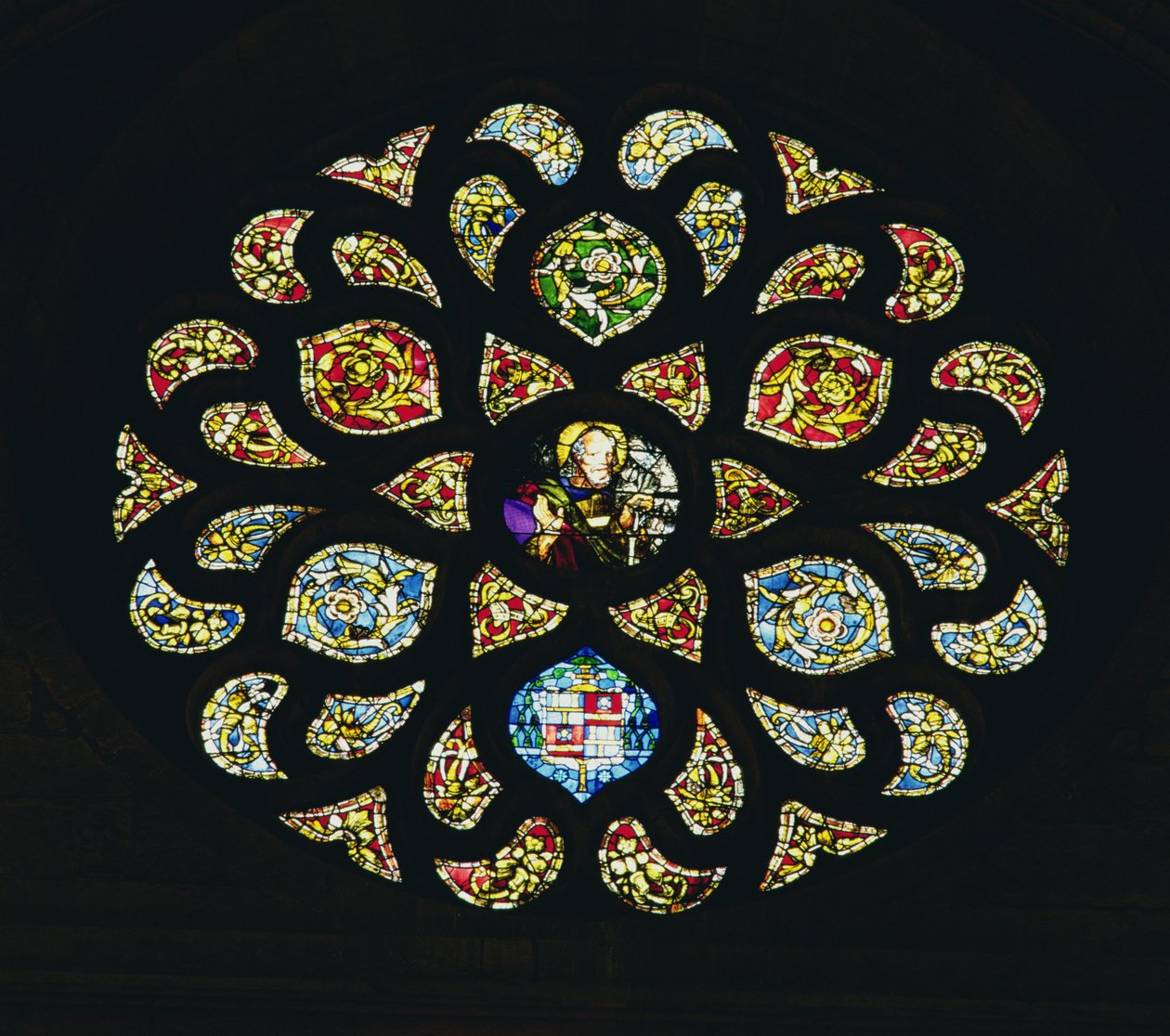 Rose Window by French School