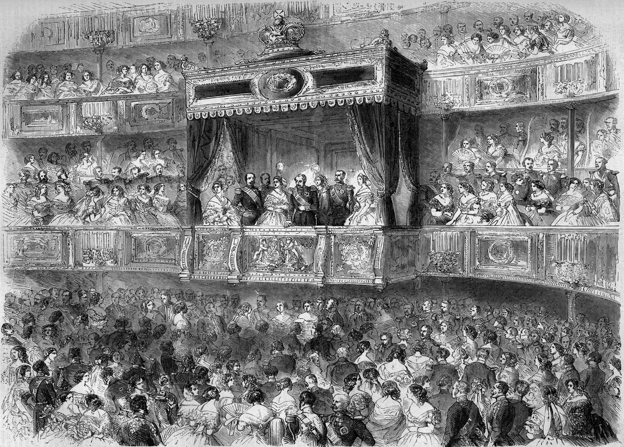 Royal Lodge at the Gala Show of Stuttgart Palace by French School