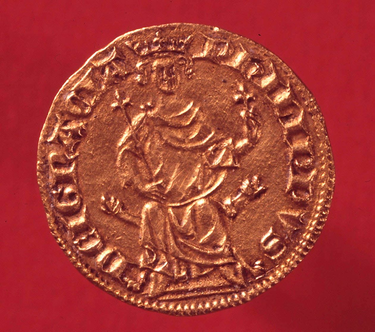 Royal Gold Ecu by Philip IV le Bel (1268-1314) by French School