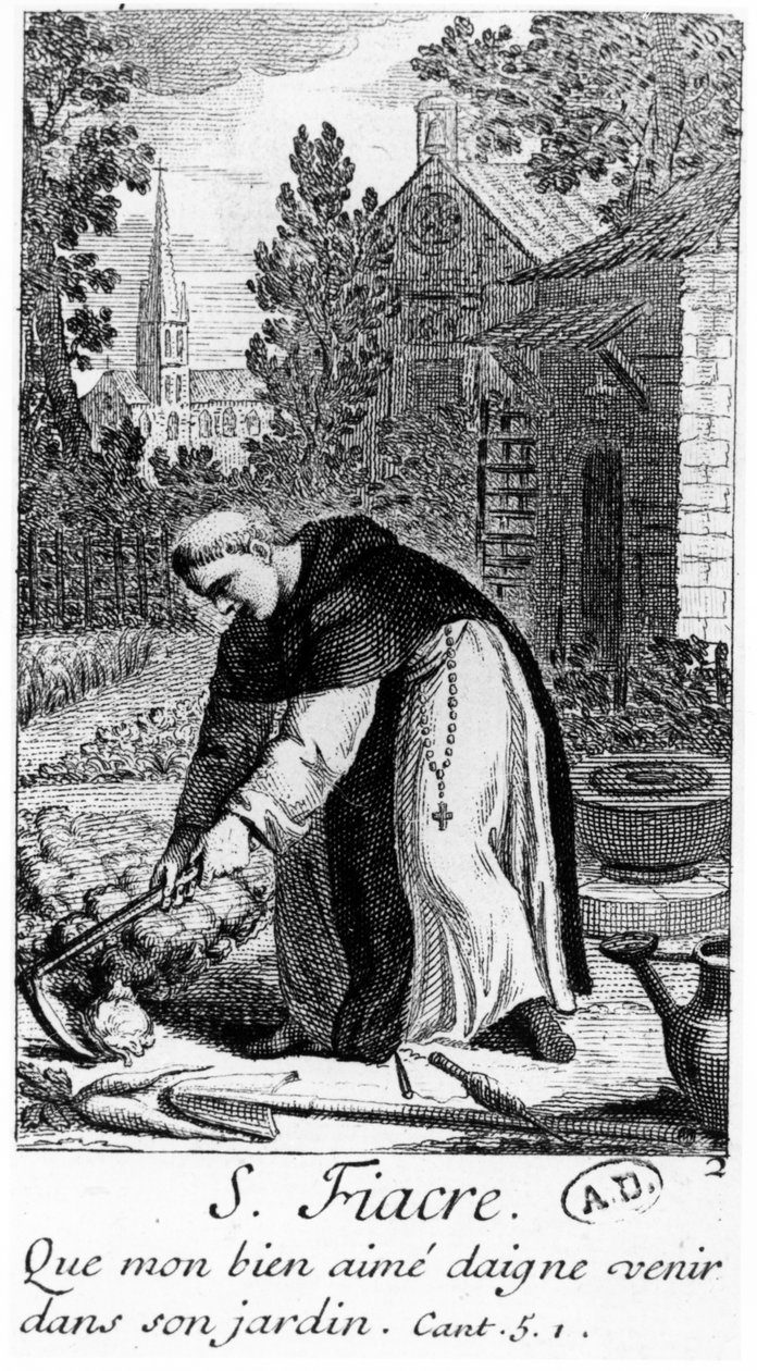 Saint Fiacre by French School