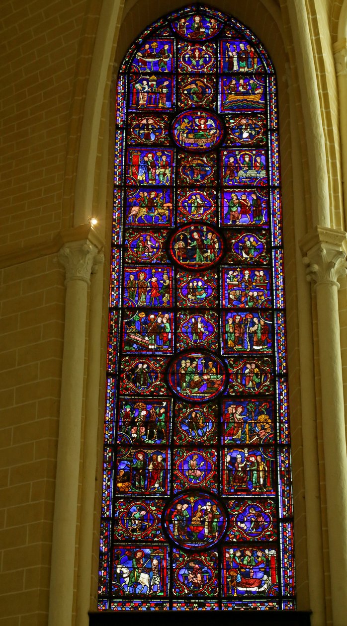 Scene from the Life of St. Martin, Chartres Cathedral by French School