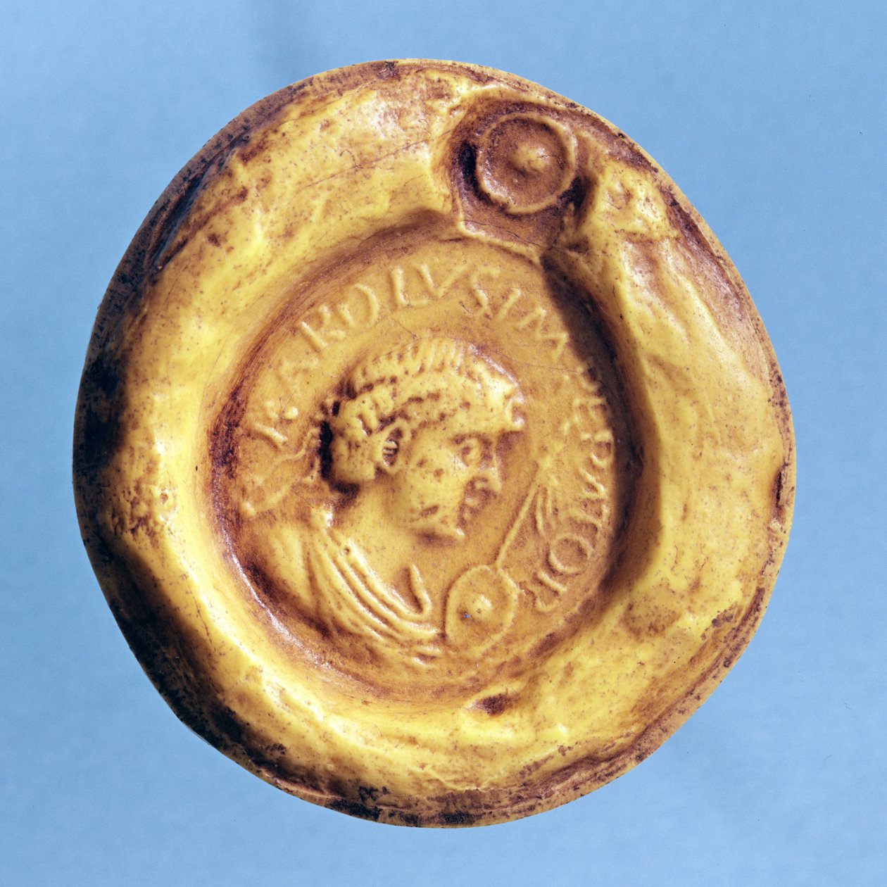 Seal of Charles III the Fat, King of France and Holy Roman Emperor by French School