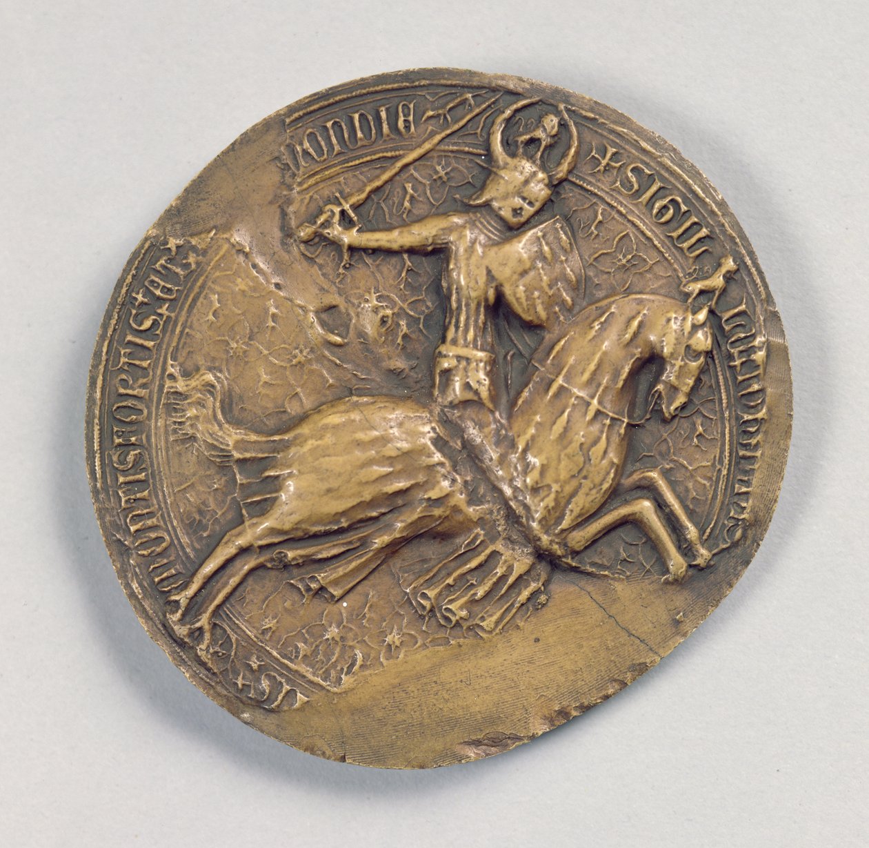 Seal of Jean IV the Valliant, Duke of Brittany by French School