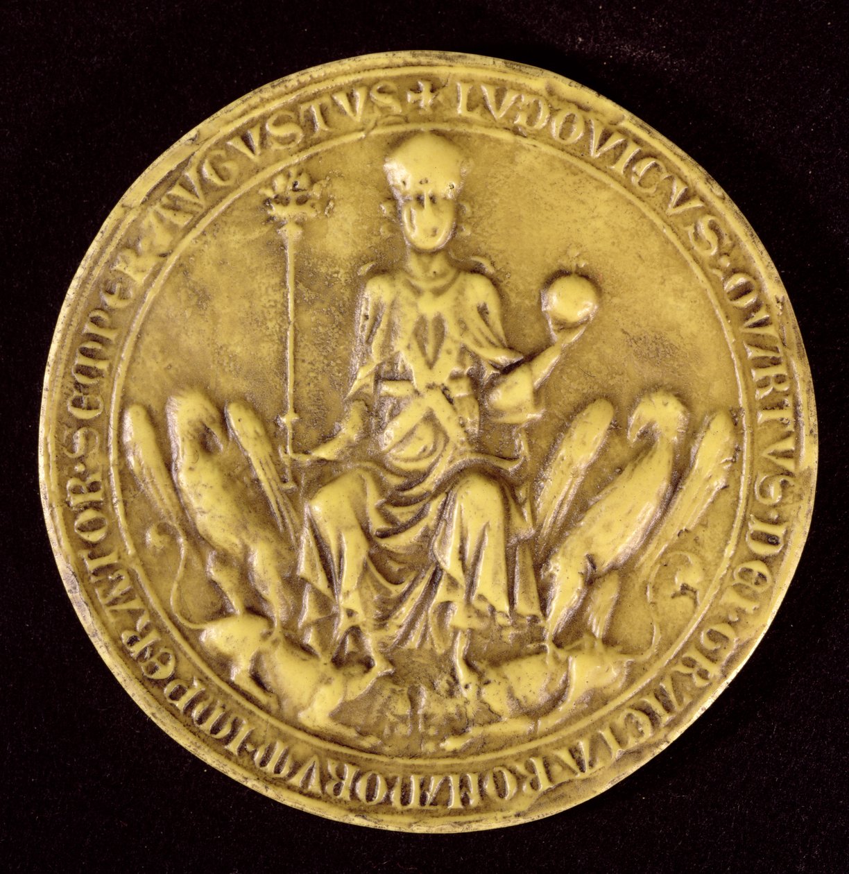Seal of Louis IV of Bavaria (1287-1347) by French School