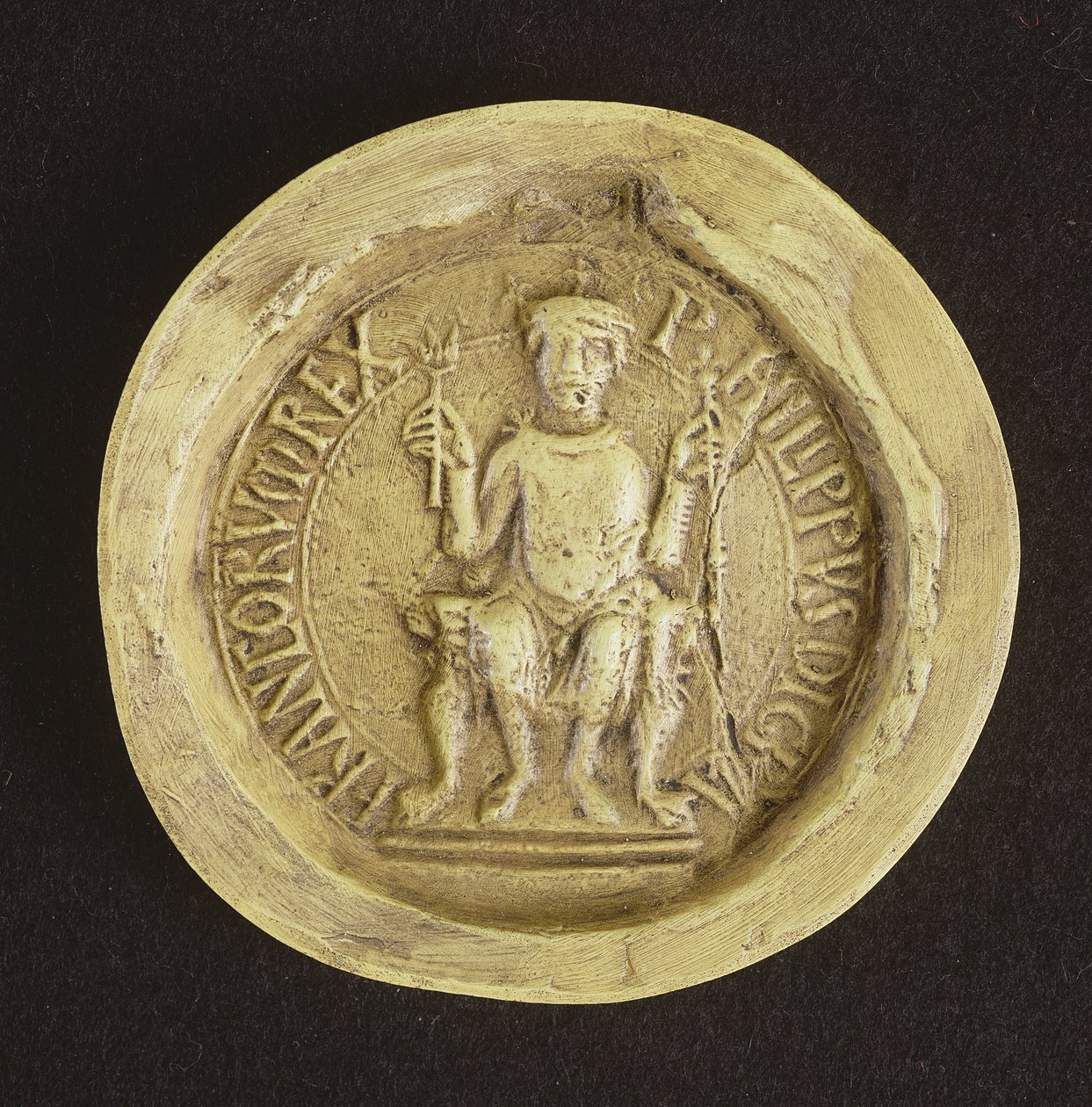 Seal of Philippe I 1082 by French School