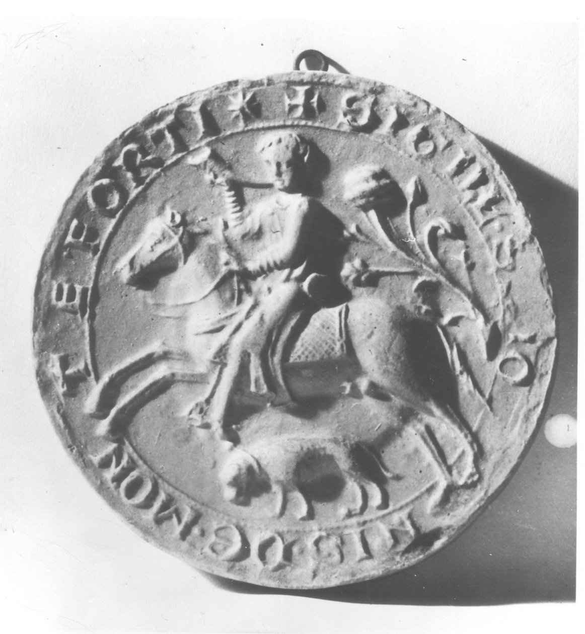 Seal of Simon de Montfort (c.1150-1218) by French School