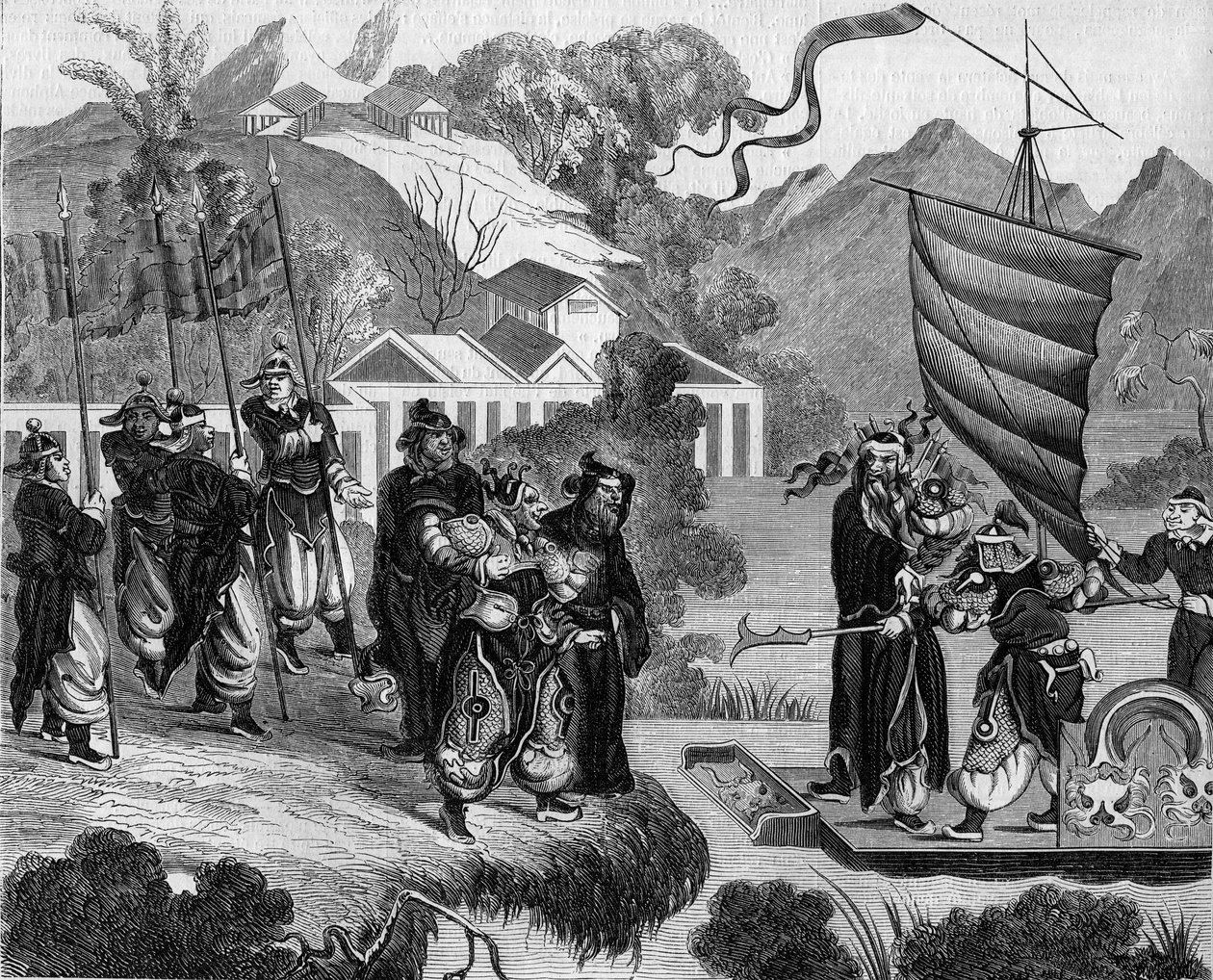 Second Opium War: Chinese Caricature of the Conflict by French School