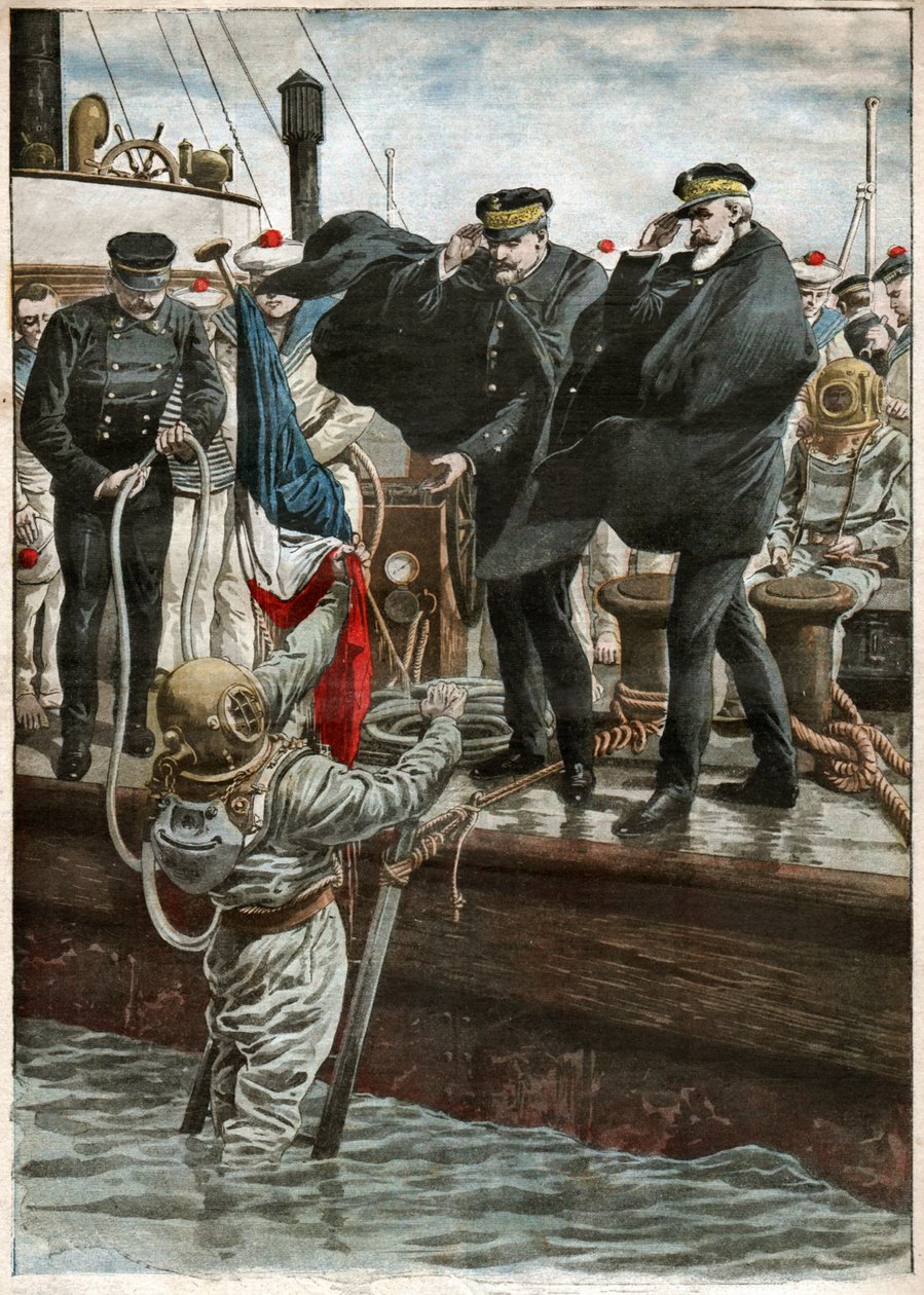 Shipwreck of the Pluviose by French School