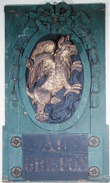 Sign for a Furniture Shop in the Faubourg Saint Antoine, Paris by French School