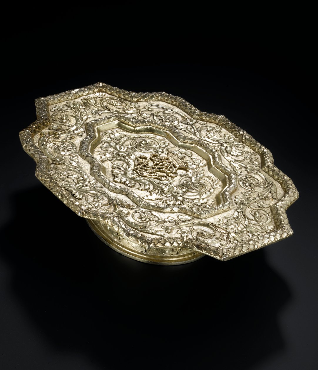 Silver-Gilt Salver of Shaped Outline, from the Lennoxlove Toilet Service, Owned by Frances Teresa Stewart, Duchess of Richmond and Lennox: French, Paris, 1666 - 1667 by French School