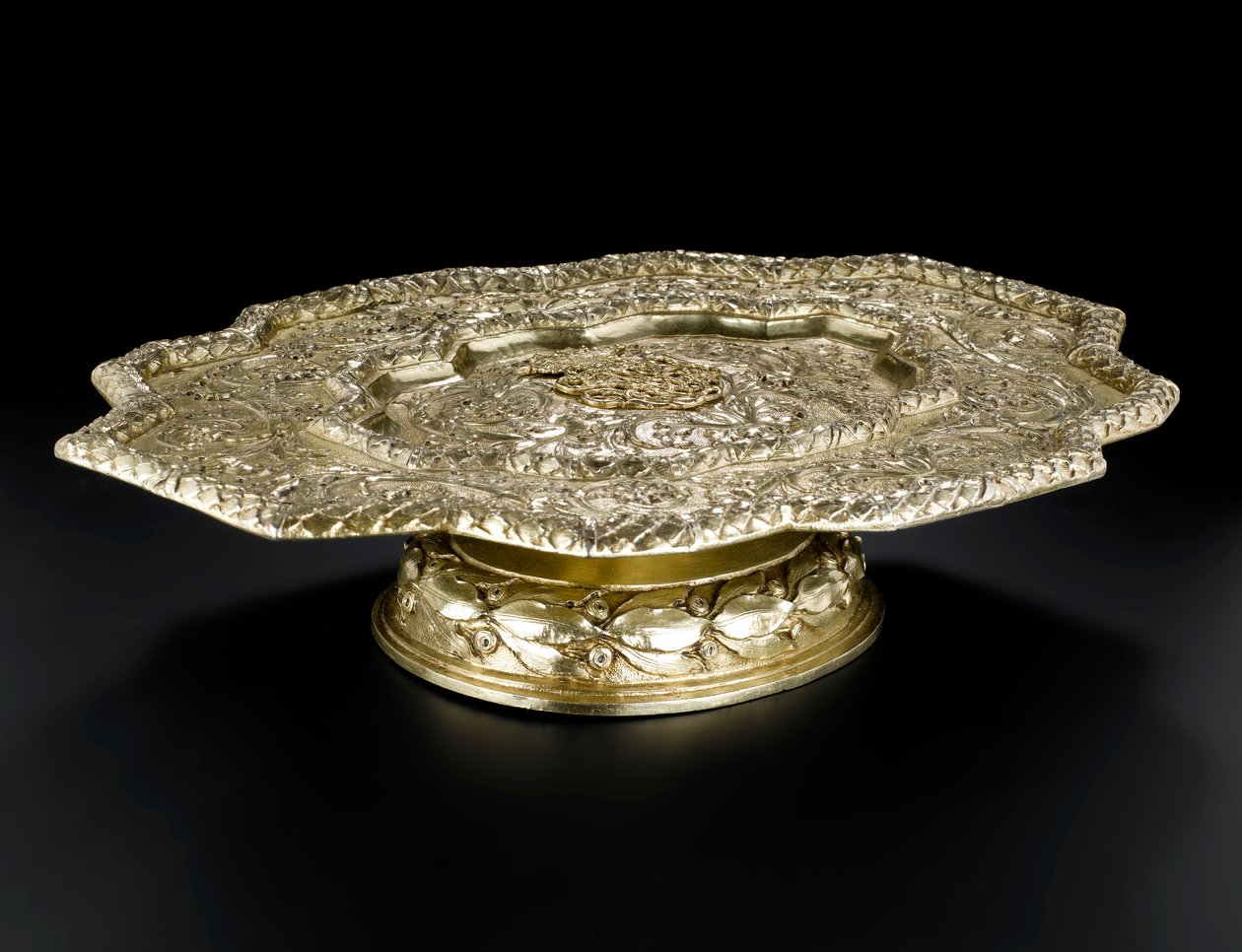 Silver-gilt salver of shaped outline, from the Lennoxlove toilet service, owned by Frances Teresa Stewart, Duchess of Richmond and Lennox: French, Paris, 1666 - 1667 by French School