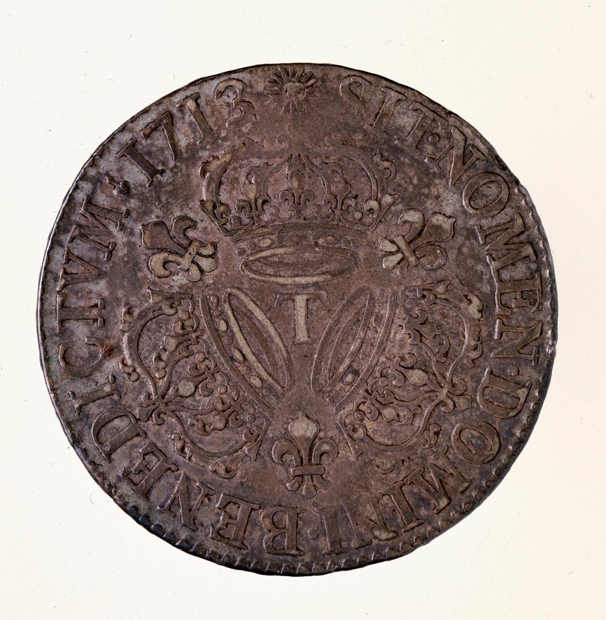 Silver French Ecu, Reign of King Louis XIV by French School