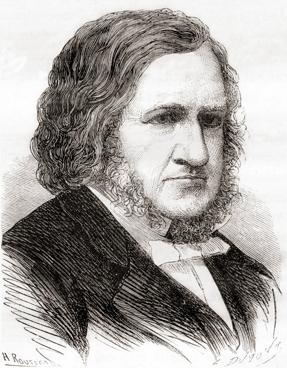 Sir James Young Simpson, from Les Merveilles de la Science, published c.1870 by French School