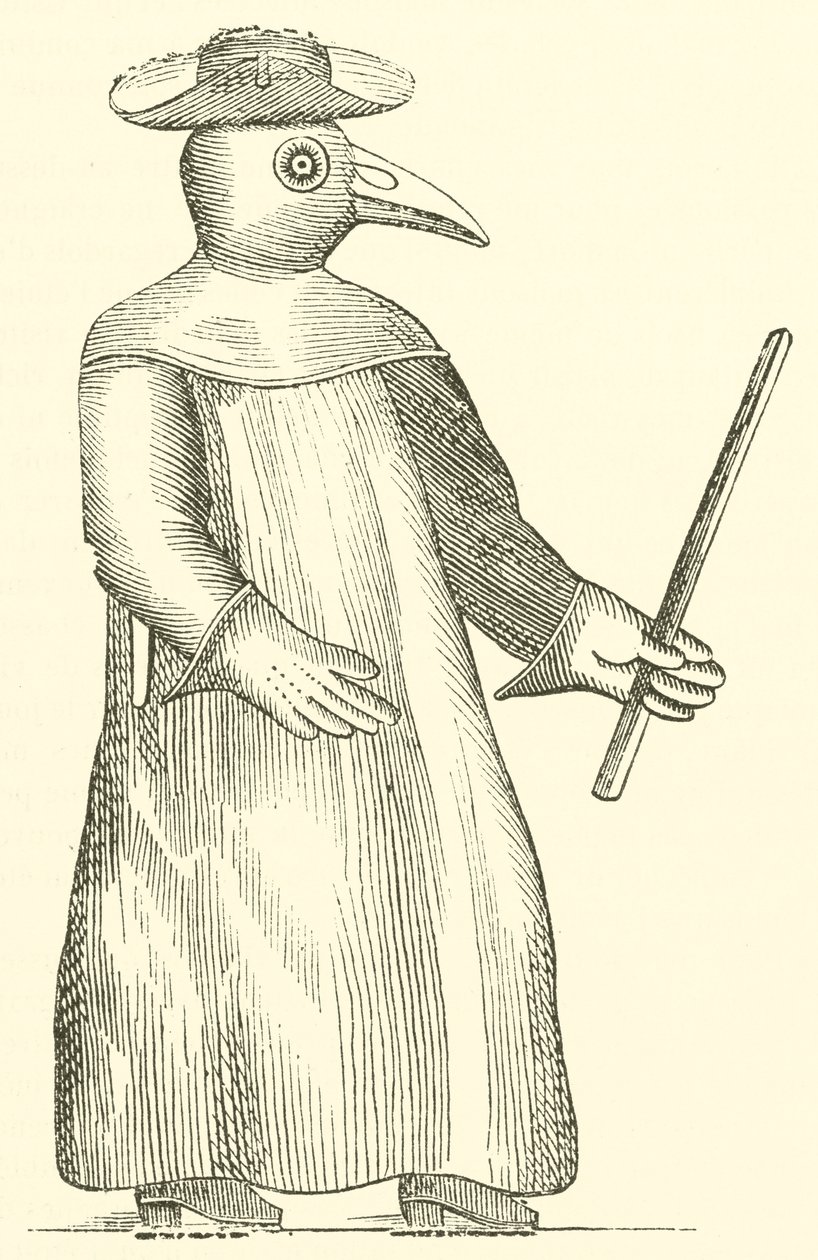 Under This Engraving, Serving as Frontispiece to the Treatise on the Plague by French School