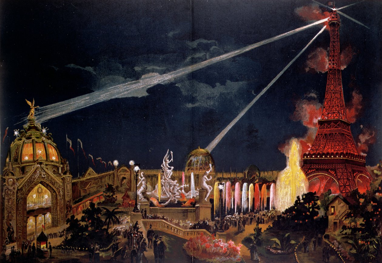 Souvenir of Illuminations in Paris to commemorate the 1st Centenary of ...