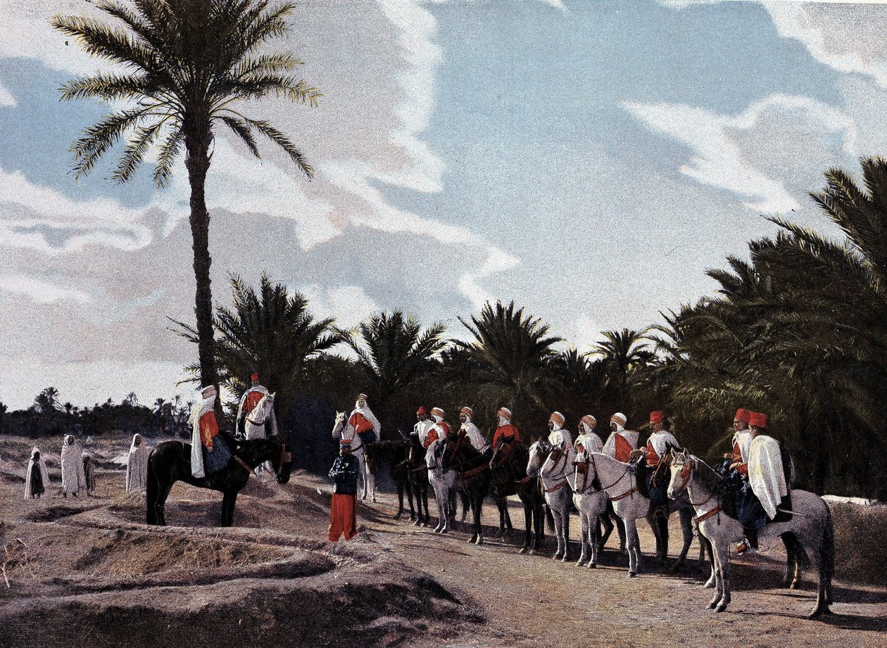 Spahis: patrol from the south, the native captain reports on his mission to his European squadron leader - in 